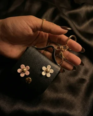 Daisy Bloom Mini Key Pouch