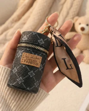 Mini Zip Pouch Keychain