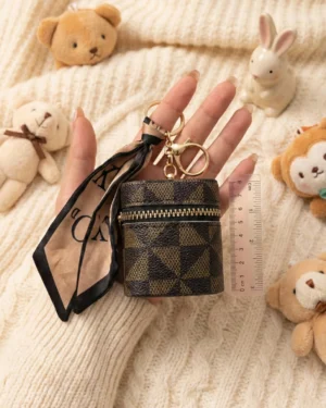 Classic Check Mini Zip Key Pouch