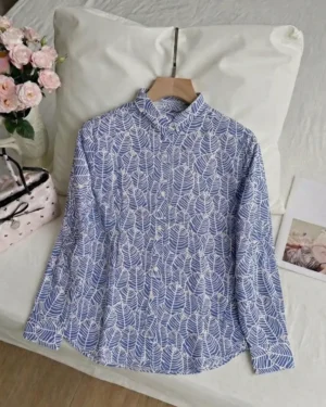 Foliage & Fine Lines Printed Shirt