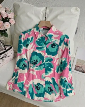 Azalea Print Shirt
