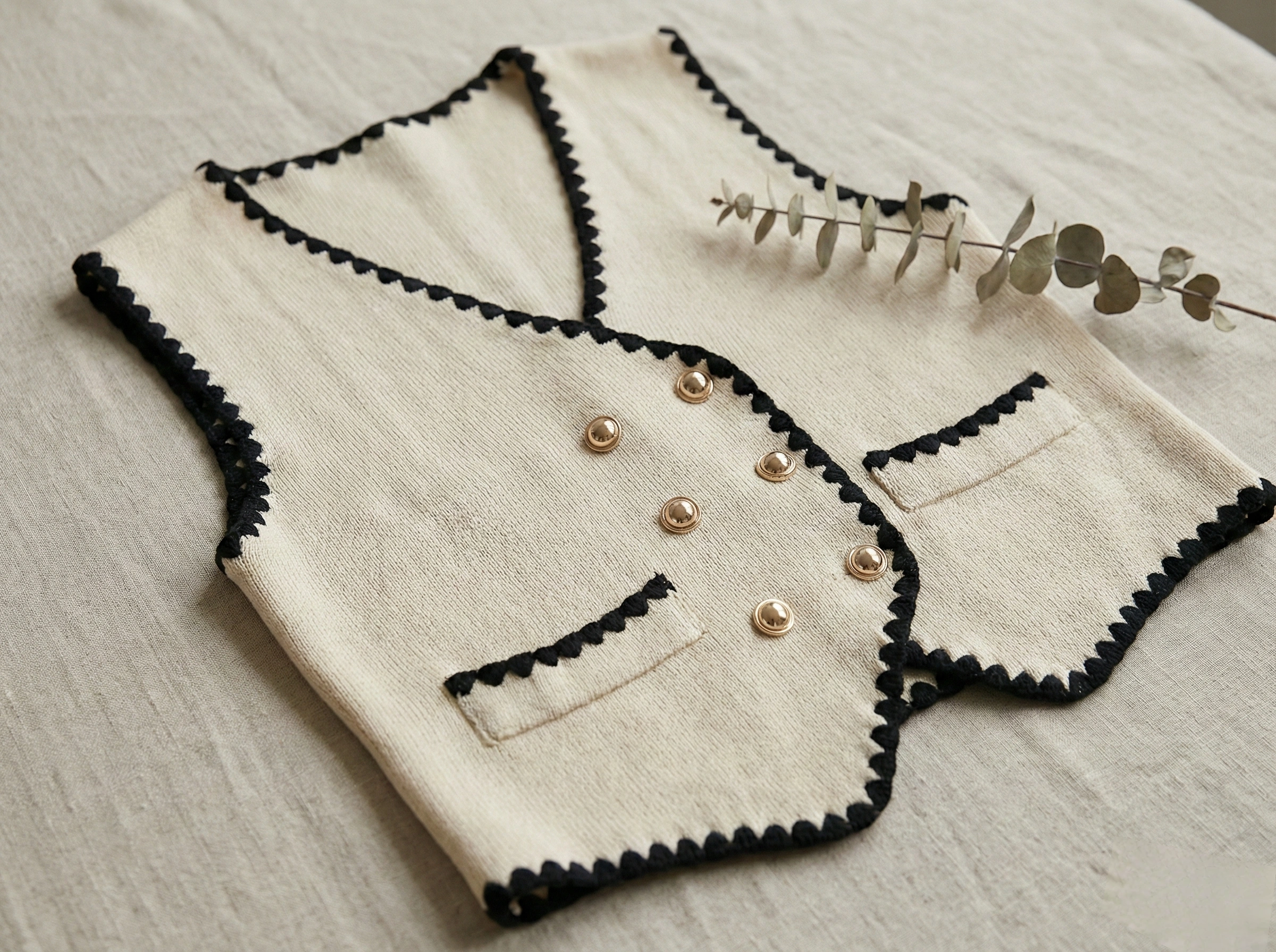 Scallop Vest Top - Image 2