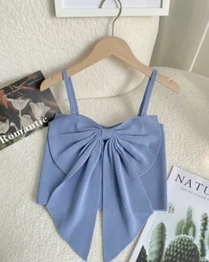 Bella Knit Bow Tank Top