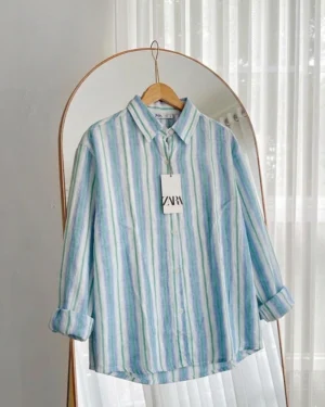 Amalfi Coast Striped Shirt