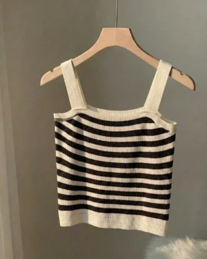 Louvre Stripe Tank Top