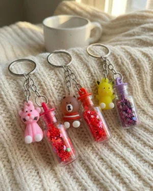 3-Pack Cute Charm Mini Wish Bottles
